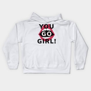 you go girl speak up Kids Hoodie